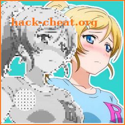 1000+ Anime Manga Color By Number Kawaii Pixel Art icon