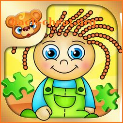 123 Kids Fun PUZZLE GREEN icon