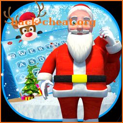 3D Christmas Santa Keyboard Theme icon