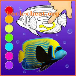 3D Coloring App Dancing Fishes icon