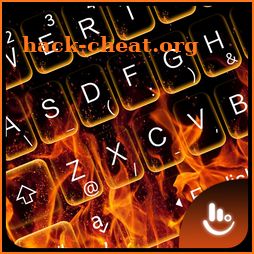 3D Flaming Fire Keyboard Theme icon