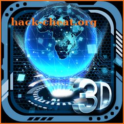 3D Tech Earth Theme icon