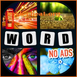 4 pics 1 word. No ads icon