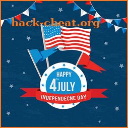 4th of July Independence Day 2018 icon