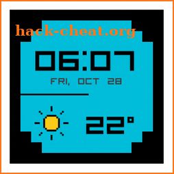 8-Bit Pixel Weather Watch Face icon