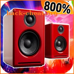 800  sound booster -volume booster -( max booster) icon