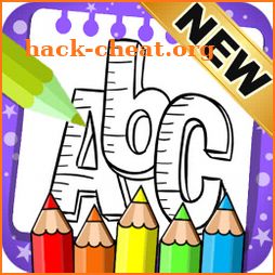 ABC Coloring Pages - Abc coloring book Games icon