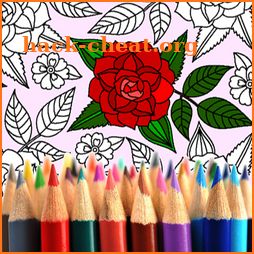 Adult Coloring: Flowers icon