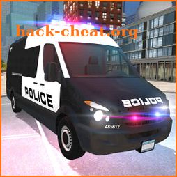 American Police Van Driving: Offline Games No Wifi icon