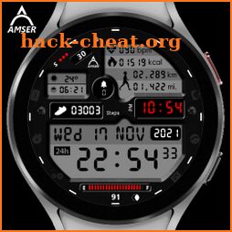 Amser Hafoc Digital Watch Face icon