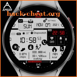 Amser Military Digi Watch Face icon