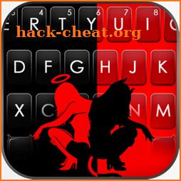 Angel Devil Girls Keyboard Background icon