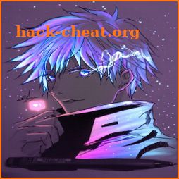 anime glow art wallpaper icon