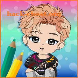 Anime K-POP Idol Chibi Coloring Book icon