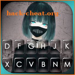 Anime Mask Girl Keyboard Theme icon