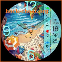 ART032 Summer Vibes Watch Face icon