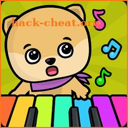 Baby piano and music games for kids and toddlers icon