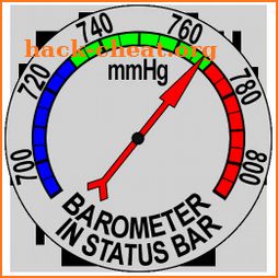 Barometer In Status Bar icon