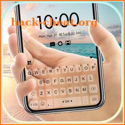 Beach Transparent Keyboard Background icon