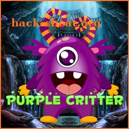 Best Escape Game 411 - Purple Critter Rescue Game icon