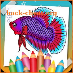 Betta Fish Coloring Book icon