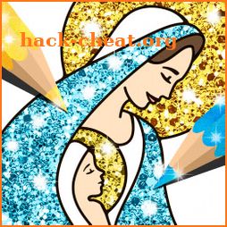 Bible Coloring Book Sparkle icon