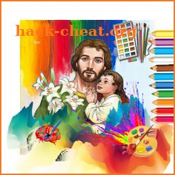 Bible Coloring - Free Bible painting Games,Book icon