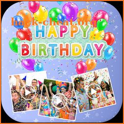 Birthday Photo Video Maker icon