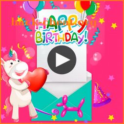 Birthday Video Invitation Maker icon