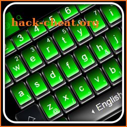 Black Green Keyboard Theme icon