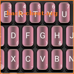 Black Pink Texture Keyboard Theme icon