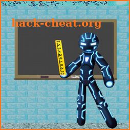 Black Stickman Iron Math teacher Mafia Gangstar icon