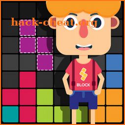 Block puzzle logic icon