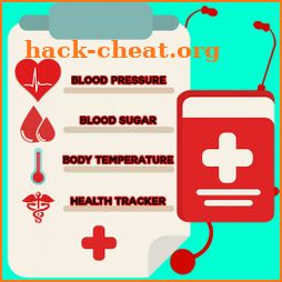 Blood Pressure, Sugar, Temperature Scan Test Diary icon