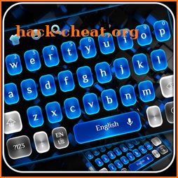 Blue Black Keyboard icon