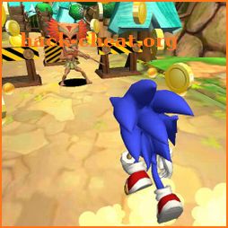 Blue Hedgehog Run - Jungle Rush Adventure icon