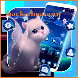 Blue Night Fairy Cat Theme icon