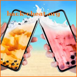 Boba recipe: Drink bubble tea icon