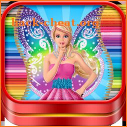 book Coloring Princess icon