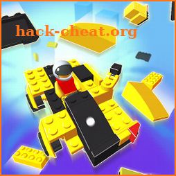 Brick Robot 3D icon