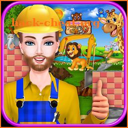 Build a Safari Zoo Repair & Construction Game icon