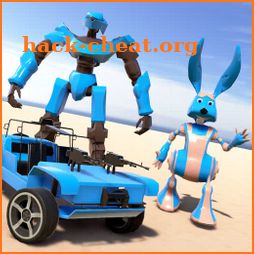 Bunny Jeep Robot Game: Robot Transforming Games icon