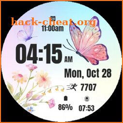 Butterfly Flower  Watch Face icon