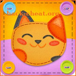 Button Cat: match 3 cute cat puzzle games icon