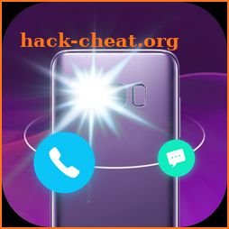 Calling Flashlight: Flash blinking on call & SMS icon