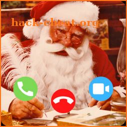 Calling SANTA CLAUS Simulated Fake Video Call App icon