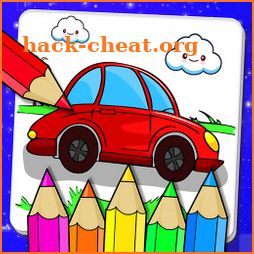 Cars Coloring Book & Drawing Book icon