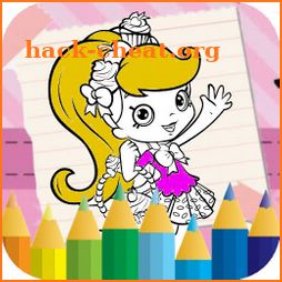 cartoon coloring doll lol icon