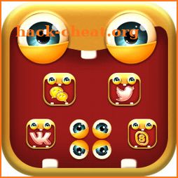 Cartoon Smiley Face Launcher Theme icon