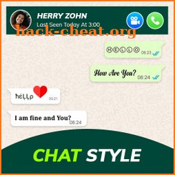 Chat Style - Stylish Font & Keyboard For WhatsApp icon